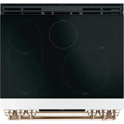 Café 30-inch Slide-In Induction Range with double oven CHS950P4MW2