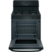 Hotpoint 30-inch Freestanding Gas Range RGBS400DMBB