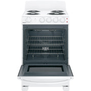 Hotpoint 24-inch Freestanding Electric Range RAS240DMWW