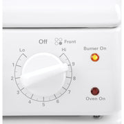 Hotpoint 24-inch Freestanding Electric Range RAS240DMWW