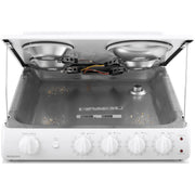 Hotpoint 24-inch Freestanding Electric Range RAS240DMWW