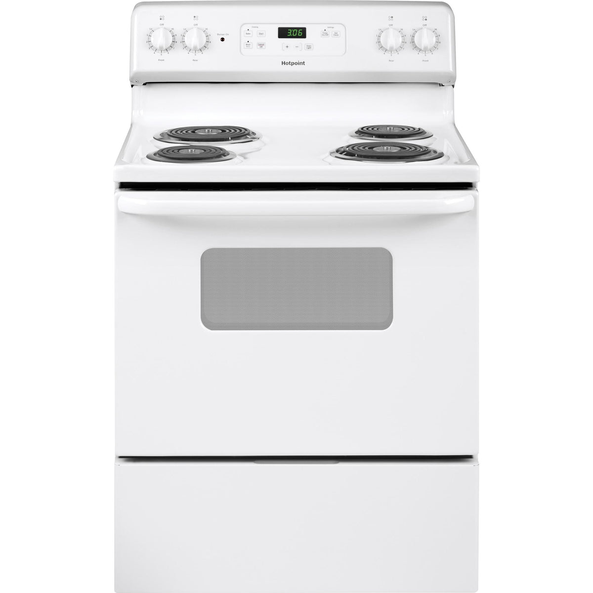 Hotpoint 30-inch Freestanding Electric Range RBS360DMWW