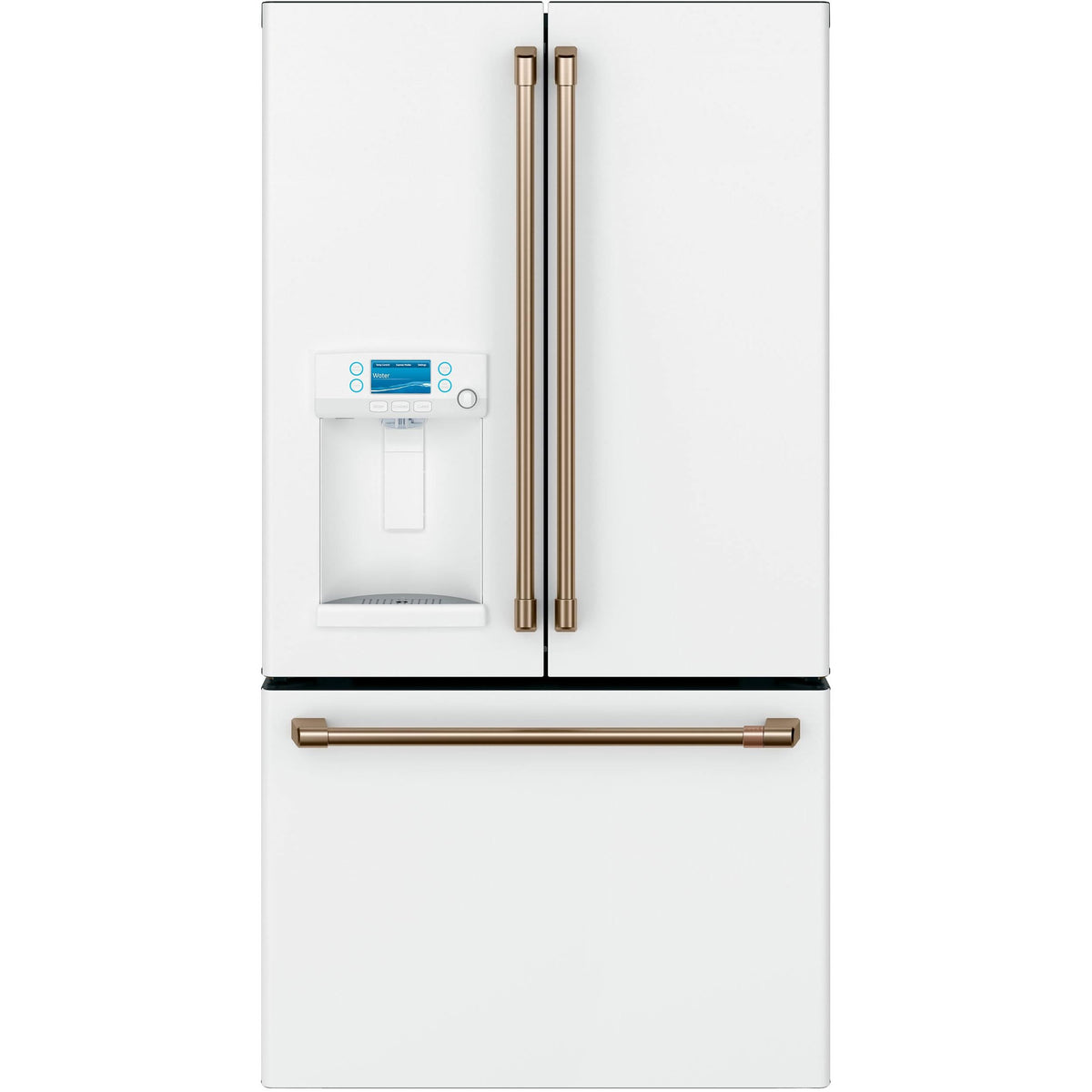 Café 36-inch, 27.8 cu.ft. Freestanding French 3-Door Refrigerator with Hot Water Dispenser CFE28TP4MW2