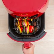 Deco Chef Digital 5.8QT Electric Air Fryer - Healthier & Faster Cooking - Red