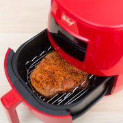 Deco Chef Digital 5.8QT Electric Air Fryer - Healthier & Faster Cooking - Red