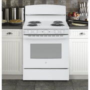 GE 30-inch Freestanding Electric Range JBS460DMWW