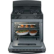 GE 30-inch Freestanding Gas Range with Front Controls JGBS10DEMBB