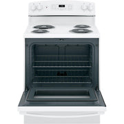 GE 30-inch Freestanding Electric Range JB256DMWW