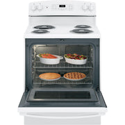 GE 30-inch Freestanding Electric Range JB256DMWW