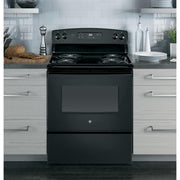 GE 30-inch Freestanding Electric Range JBS360DMBB