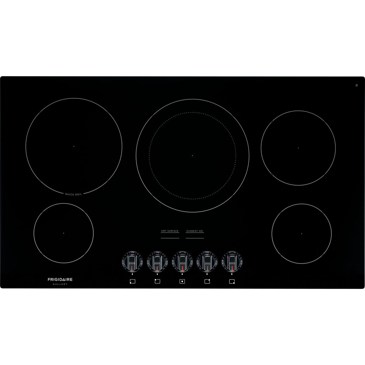 Frigidaire Gallery 36-inch Built-In Electric Cooktop FGEC3648UB
