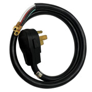 NDA 4' 4-Prong Range Cord with 3 Arrow Wires - Black