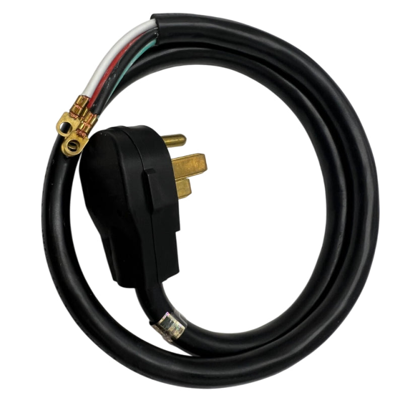 NDA 4' 4-Prong Range Cord with 3 Arrow Wires - Black