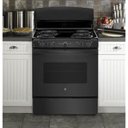 GE 30-inch Freestanding Electric Range JBS460DMBB