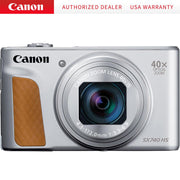 Canon PowerShot SX740 HS 20.3MP 40x Optical Zoom with 4K Video Recording (Silver)