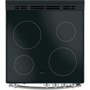 GE 24-inch Freestanding Electric Range with Steam Clean JAS640RMSS