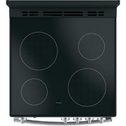 GE 24-inch Freestanding Electric Range with Steam Clean JAS640RMSS