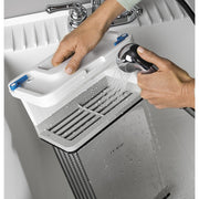 GE 4.1 cu.ft. Ventless Electric Dryer with Stainless Steel Drum GFT14ESSMWW
