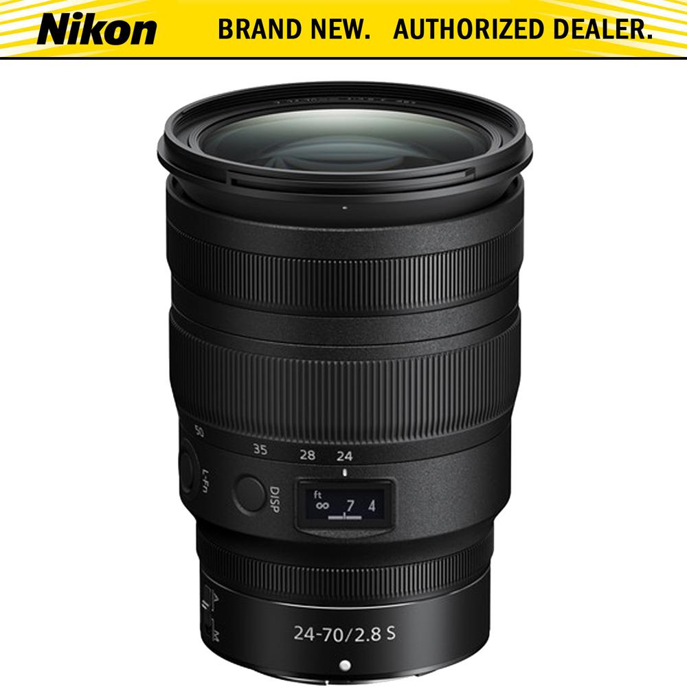 Nikon NIKKOR Z 24-70mm f/2.8 S Full Frame Zoom Lens for Z-Mount Mirrorless 20089