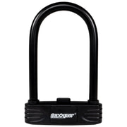 Deco Gear Heavy Duty Combination U-Lock with 16mm Rubberized Steel U-Shackle Bike Lock