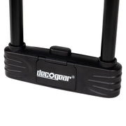 Deco Gear Heavy Duty Combination U-Lock with 16mm Rubberized Steel U-Shackle Bike Lock