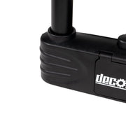 Deco Gear Heavy Duty Combination U-Lock with 16mm Rubberized Steel U-Shackle Bike Lock