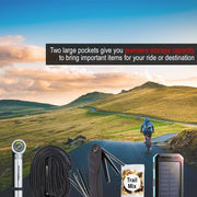 Deco Essentials Bike Frame Cell Phone Mount, Touch Screen Compatibility, Dual Storage Pockets