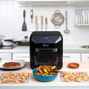 Deco Chef 7-in-1 Digital 10.5QT Air Fryer Convection Oven with Simple Touch Display, Black
