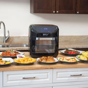 Deco Chef 7-in-1 Digital 10.5QT Air Fryer Convection Oven with Simple Touch Display, Black