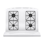 GE JGBS30DEKWW 4.8 cu.ft. 30" Freestanding Gas Range with 4 Sealed Burners - White