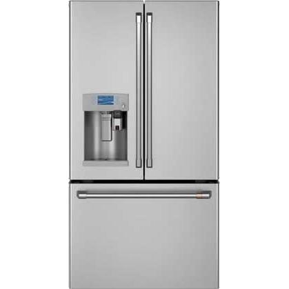 Café 36-inch, 27.8 cu.ft. Freestanding French 3-Door Refrigerator with Keurig® K-Cup® Brewing System CFE28UP2MS1