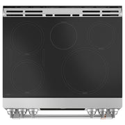 Café 30-inch Slide-in Induction Range with Warming Drawer CHS900P2MS1