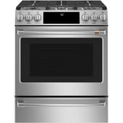 Café 30-inch Slide-in Gas Range with Convection Technology CGS700P2MS1