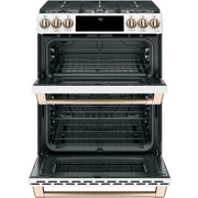 Café 30-inch Slide-in Gas Double Oven Range with Convection Technology CGS750P4MW2