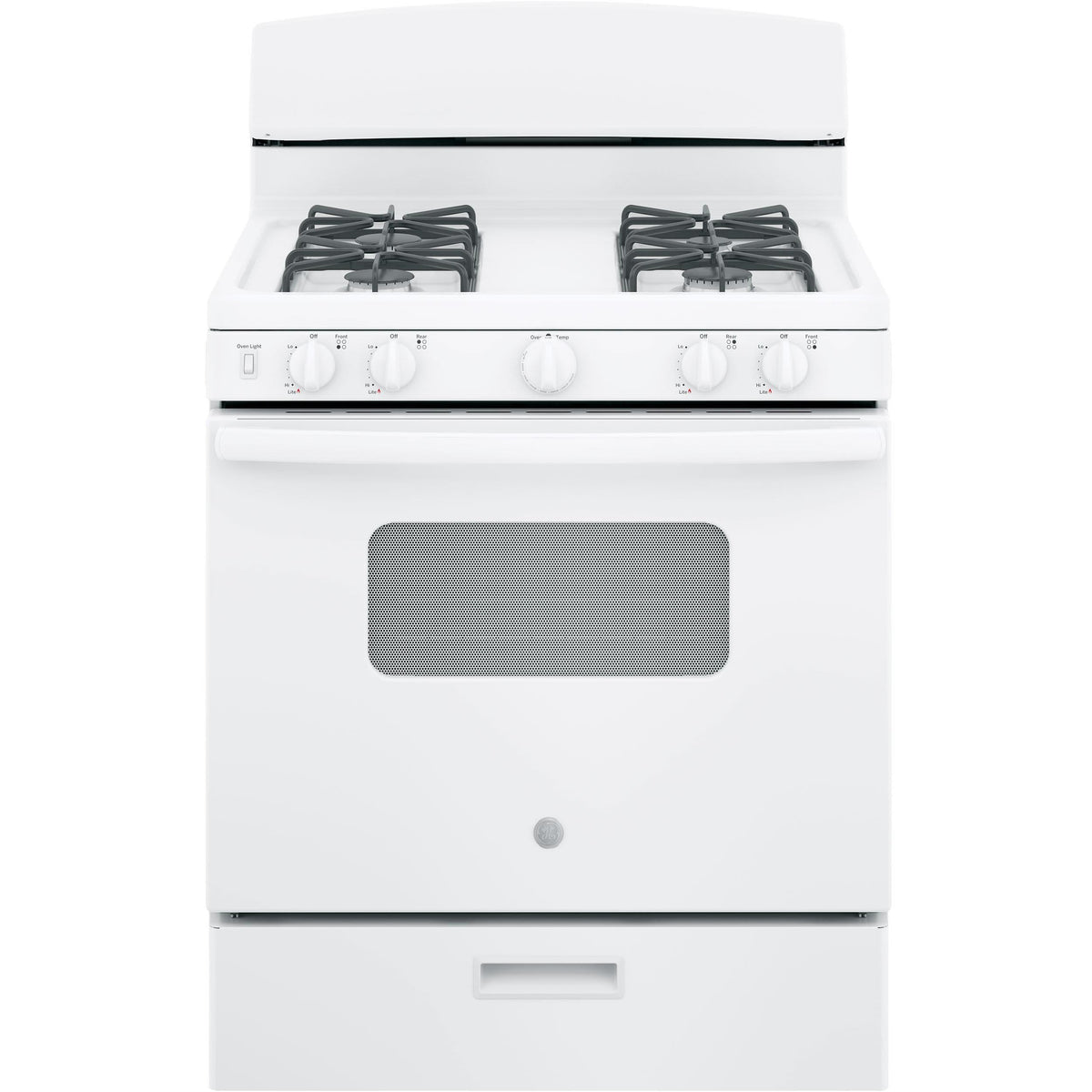 GE 30-inch Freestanding Gas Range with Front Controls JGBS10DEMWW