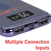 Deco Gear Power Bank 8000 mAh Digital Display with Wireless Device Charging