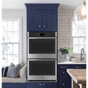 GE 27-inch, 8.6 cu.ft. Built-in Double Wall Oven with Wi-Fi Connectivity JKD3000SNSS