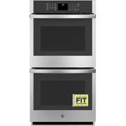 GE 27-inch, 8.6 cu.ft. Built-in Double Wall Oven with Wi-Fi Connectivity JKD3000SNSS