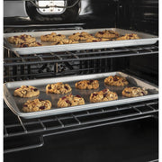 GE 27-inch, 8.6 cu.ft. Built-in Double Wall Oven with Wi-Fi Connectivity JKD3000SNSS