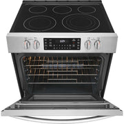Frigidaire Gallery 30-inch Freestanding Electric Range with SpaceWise® Triple Expandable Element FGEH3047VF