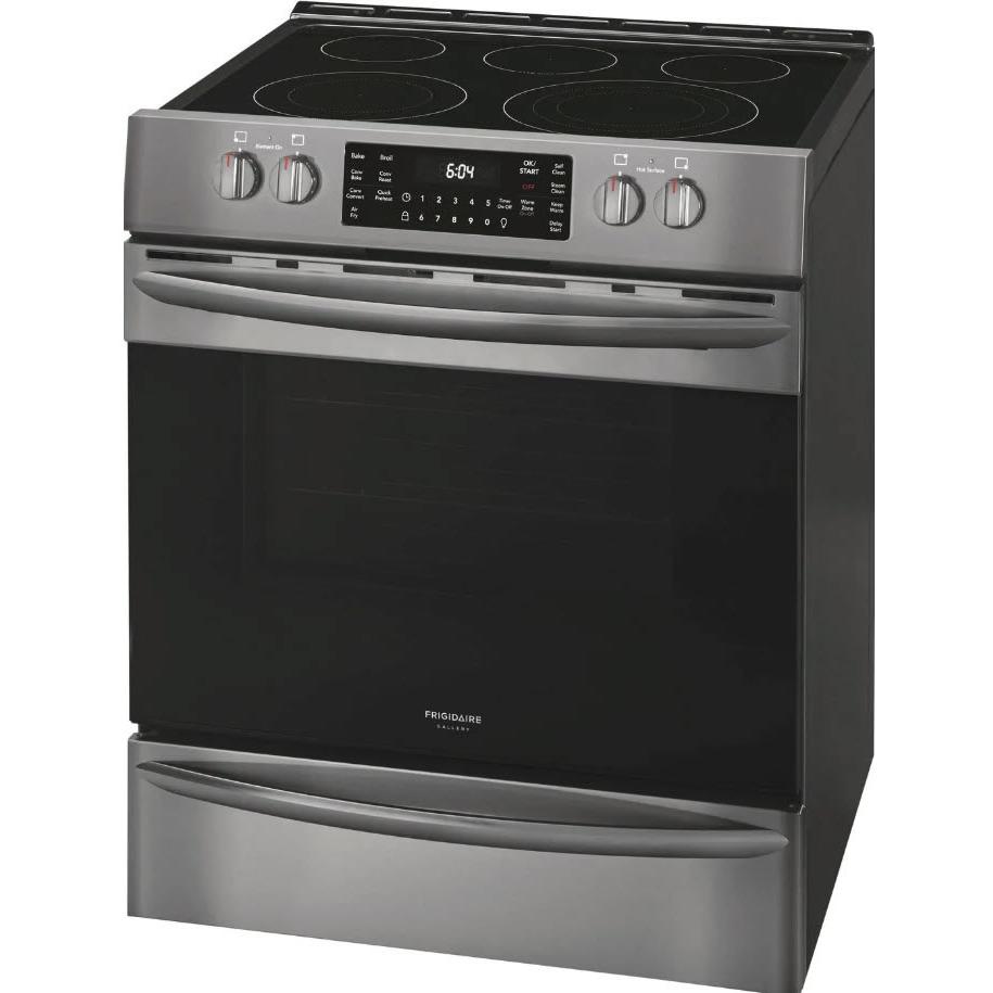 Frigidaire Gallery 30-inch Freestanding Electric Range with SpaceWise® Triple Expandable Element FGEH3047VD