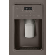 GE 36-inch, 21.8 cu.ft. Counter-Depth Side-by-Side Refrigerator with Water and Ice Dispensing System GZS22IMNES