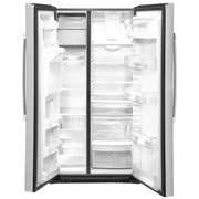 GE 36-inch, 21.8 cu.ft. Counter-Depth Side-by-Side Refrigerator with Water and Ice Dispensing System GZS22IYNFS