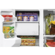GE 36-inch, 21.8 cu.ft. Counter-Depth Side-by-Side Refrigerator with Water and Ice Dispensing System GZS22IYNFS