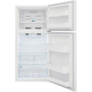 Frigidaire 27-inch, 13.9 cu.ft. Freestanding Top Freezer Refrigerator with EvenTemp® Cooling System FFHT1425VW