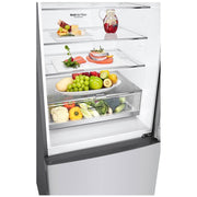 LG 28-inch, 14.7 cu.ft. Counter-Depth Bottom Freezer Refrigerator with Multi-Air Flow Cooling LBNC15231V