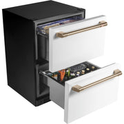 Café 24-inch 5.7 cu. ft. Dual-Drawer Refrigerator CDE06RP4NW2