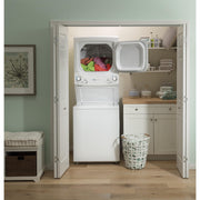 GE Stacked Washer/Dryer Electric Laundry Center GUD27EESNWW