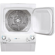 GE Stacked Washer/Dryer Gas Laundry Center GUD27GESNWW
