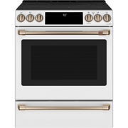 Café 30-inch Slide-in Electric Range with Warming Drawer CES700P4MW2